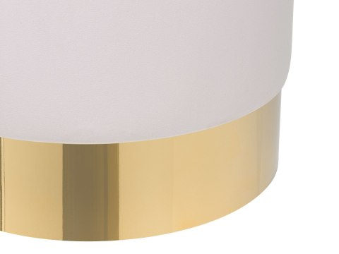  Puf welurowy ⌀ 39 cm różowy SOPHIA