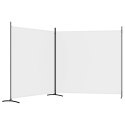  Parawan 2-panelowy, biały, 348x180 cm, tkanina Lumarko!