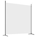  Parawan 2-panelowy, biały, 348x180 cm, tkanina Lumarko!
