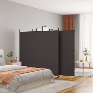  Parawan 3-panelowy, brązowy, 525x180 cm, tkanina Lumarko!