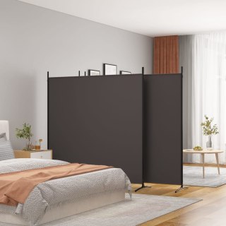  Parawan 4-panelowy, brązowy, 698x180 cm, tkanina Lumarko!