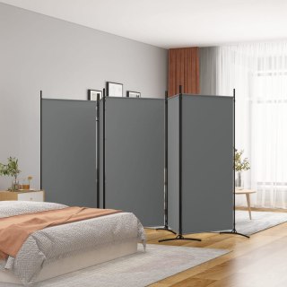  Parawan 5-panelowy, antracytowy, 433x180 cm, tkanina Lumarko!