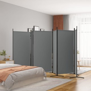  Parawan 6-panelowy, antracytowy, 520x180 cm, tkanina Lumarko!