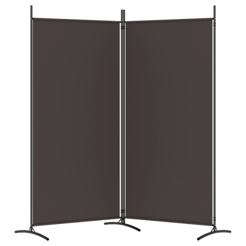  Parawan 2-panelowy, brązowy, 175x180 cm, tkanina Lumarko!