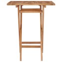  Składany stół ogrodowy, 60x60x75 cm, lite drewno tekowe Lumarko!