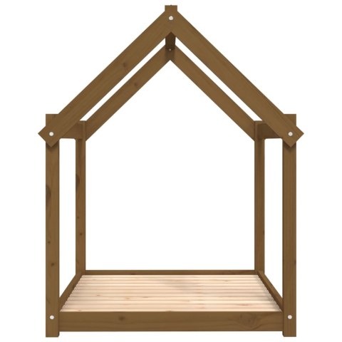  Legowisko dla psa, miodowy brąz, 111x80x100 cm, drewno sosnowe Lumarko!