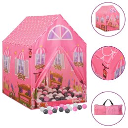  Namiot do zabawy z 250 piłeczkami, różowy, 69x94x104 cm Lumarko!