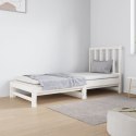  Łóżko rozsuwane, białe, 2x(90x190) cm, lite drewno sosnowe Lumarko!