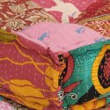  Puf modułowy z patchworkowych poduszek, tkanina Lumarko!