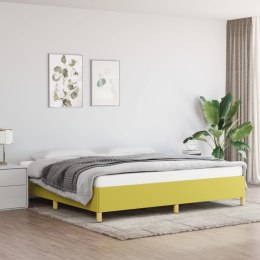  Rama łóżka, zielona, 200x200 cm, obita tkaniną Lumarko!