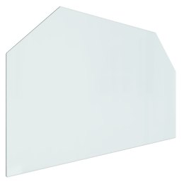 Lumarko Panel kominkowy, szklany, sześciokątny, 100x60 cm!