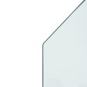  Panel kominkowy, szklany, sześciokątny, 100x60 cm Lumarko!