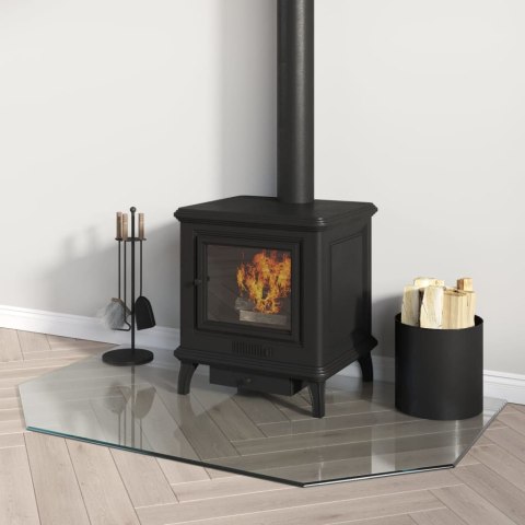  Panel kominkowy, szklany, sześciokątny, 100x60 cm Lumarko!