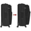  3-częściowy komplet walizek podróżnych, czarny Lumarko!