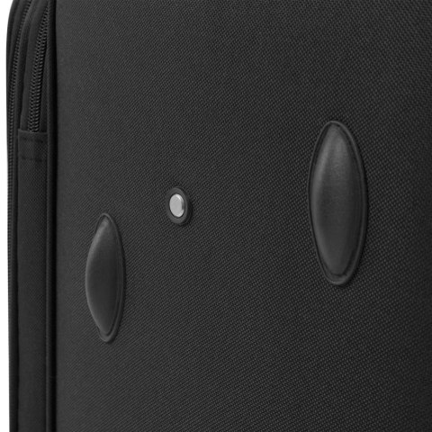  3-częściowy komplet walizek podróżnych, czarny Lumarko!