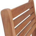  Krzesła ogrodowe sztaplowane, 2 szt., lite drewno tekowe Lumarko!