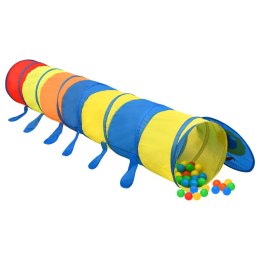  Tunel do zabawy dla dzieci 250 piłek kolorowy 175 cm poliester Lumarko!