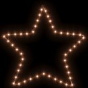  Gwiazdy świąteczne, 48 ciepłych białych LED, 2 szt., 56 cm Lumarko!