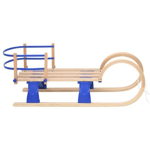  Składane sanki z oparciem, 110 cm, sklejka Lumarko!