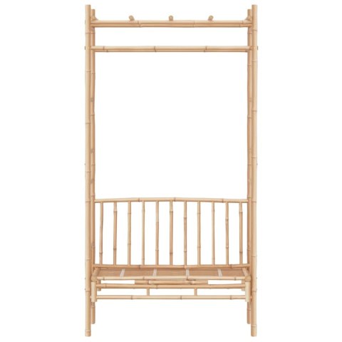  Ławka ogrodowa z pergolą, 116 cm, bambusowa Lumarko!