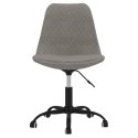  Obrotowe krzesło biurowe, jasnoszare, obite tkaniną Lumarko!