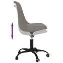  Obrotowe krzesło biurowe, jasnoszare, obite tkaniną Lumarko!