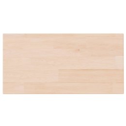  Półka, 40x20x1,5 cm, surowe lite drewno dębowe Lumarko!