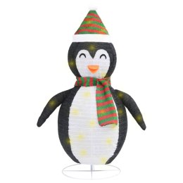  Dekoracja świąteczna, pingwin z LED, luksusowa tkanina, 60 cm Lumarko!