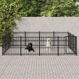  Kojec zewnętrzny dla psa, stalowy, 11,58 m² Lumarko!