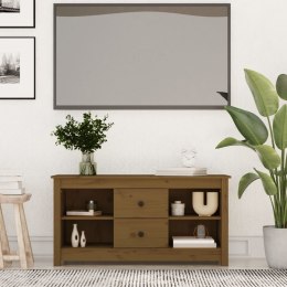  Szafka pod telewizor, miodowa, 103x36,5x52 cm, drewno sosnowe Lumarko!