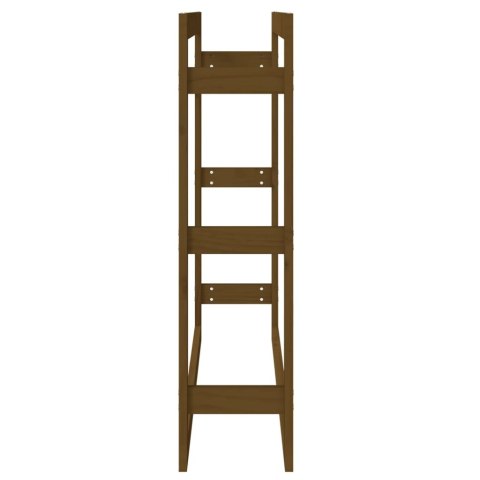  Stojak na drewno opałowe miodowy brąz 100x25x100cm lite sosnowe Lumarko!