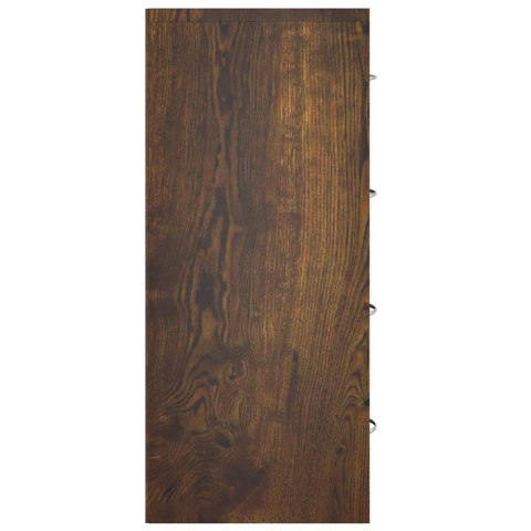  Komoda z 4 szufladami, 60 x 30,5 x 71 cm, przydymiony dąb Lumarko!