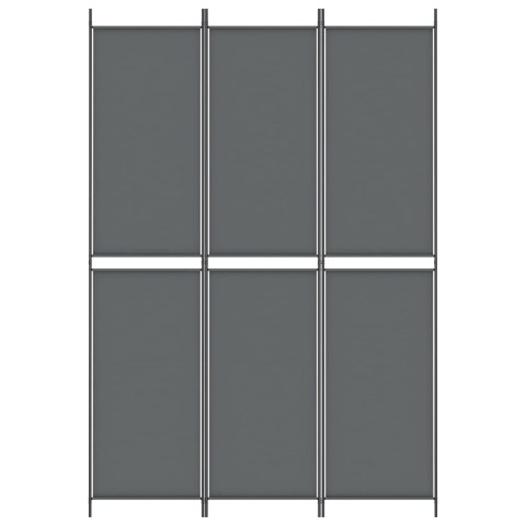  Parawan 3-panelowy, antracytowy, 150x220 cm, tkanina Lumarko!