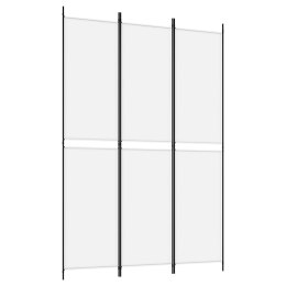 Parawan 3-panelowy, biały, 150x220 cm, tkanina Lumarko!