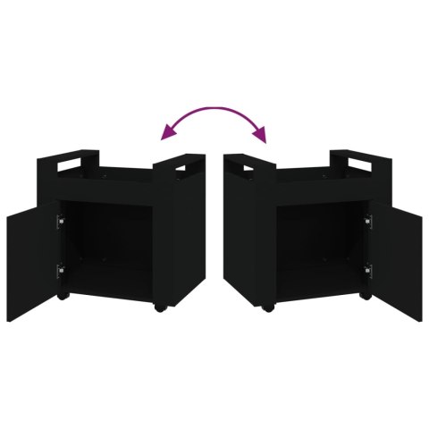  Szafka pod biurko, czarna, 60x45x60 cm, materiał drewnopochodny Lumarko!