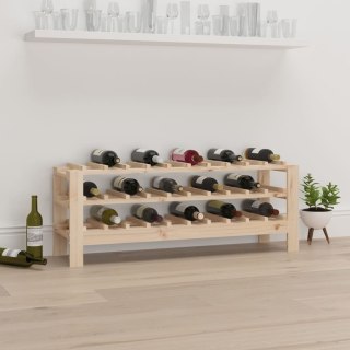  Stojak na wino, 109,5x30x42 cm, lite drewno sosnowe Lumarko!