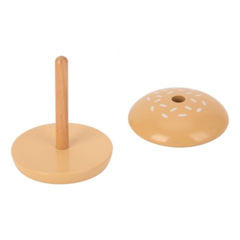  Drewniany Burger Restauracja Układanka Dla Dzieci 15 El. Certyfikat Fsc Lumarko!