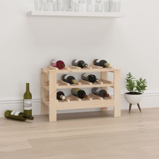  Stojak na wino, 61,5x30x42 cm, lite drewno sosnowe Lumarko!