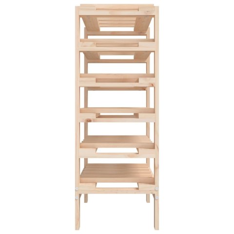  Stojak na wino, 61,5x30x82 cm, lite drewno sosnowe Lumarko!