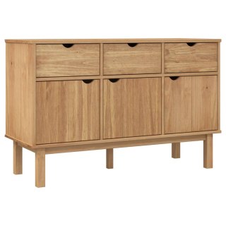  Komoda, 114x43x73,5 cm, lite drewno sosnowe Lumarko!