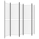  Parawan 5-panelowy, biały, 250 x 180 cm, tkanina Lumarko!
