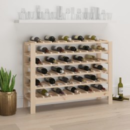  Stojak na wino, 109,5x30x82 cm, lite drewno sosnowe Lumarko!