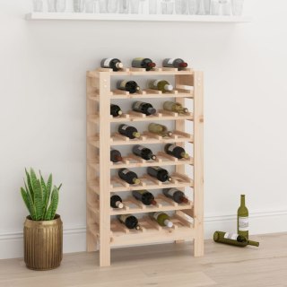  Stojak na wino, 61,5x30x107,5 cm, lite drewno sosnowe Lumarko!