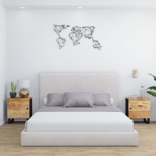  Szafki nocne, 2 szt., 40x33x46 cm, lite drewno mango Lumarko!