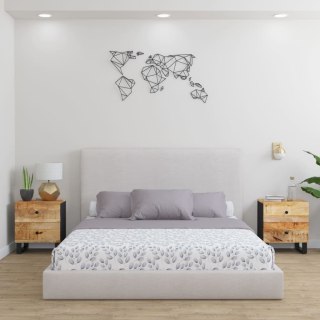  Szafki nocne, 2 szt., 40x33x46 cm, lite drewno mango Lumarko!