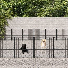 Lumarko Kojec dla psa na zewnątrz, stalowy, 39,52 m²!