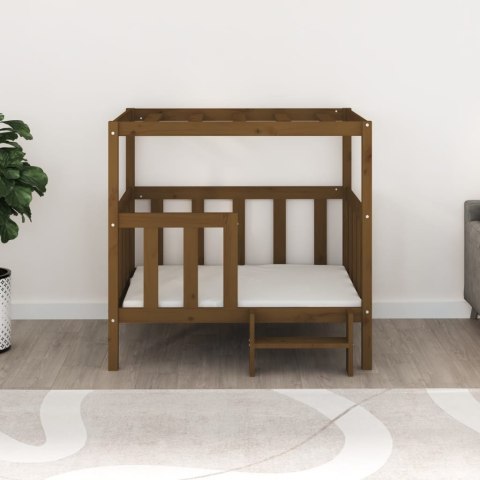  Legowisko dla psa, miodowy brąz105,5x83,5x100cm, drewno sosnowe Lumarko!