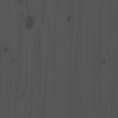  Legowisko dla psa, szare, 55,5x53,5x60 cm, lite drewno sosnowe Lumarko!