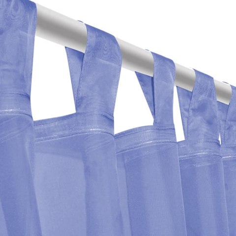  Zasłony z woalu, 2 sztuki, 140 x 225 cm, niebieski Lumarko!