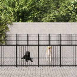 Lumarko Kojec dla psa na zewnątrz, stalowy, 60,22 m²!